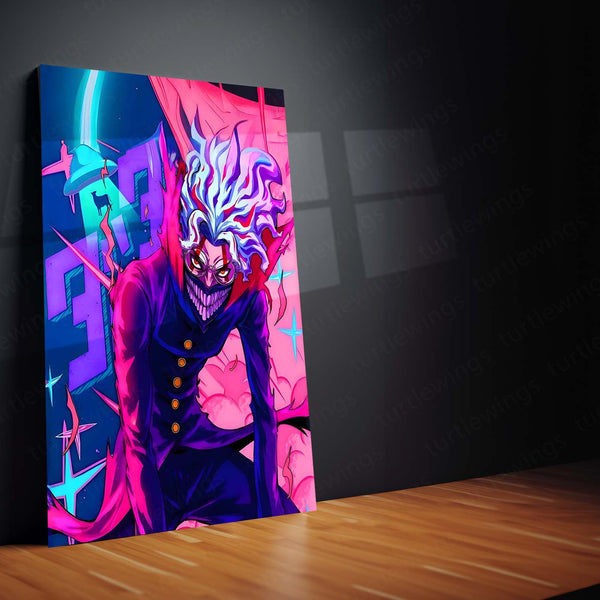 Anime Metal Poster | DanDaDan – Momo Ayase & Okarun Metal Poster | Supernatural Anime Wall Frame