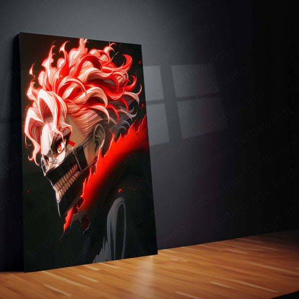 Anime Metal Poster | DanDaDan – Momo Ayase & Okarun Metal Poster | Supernatural Anime Wall Frame 011