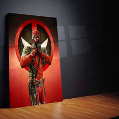 Deadpool Metal Poster – Merc with a Mouth Wall Art | Marvel Anti-Hero Decor - TURTLEWINGS 