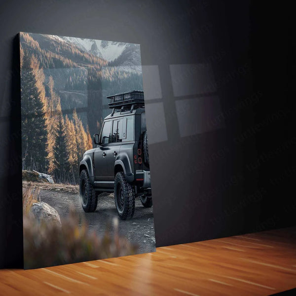 Land Rover Defender Metal Poster – Rugged Off-Road Adventure Wall Art | Classic 4x4 Decor - TURTLEWINGS 