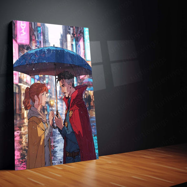 Doctor Strange Love Story – Multiverse Marvel Metal Frame - TURTLEWINGS 