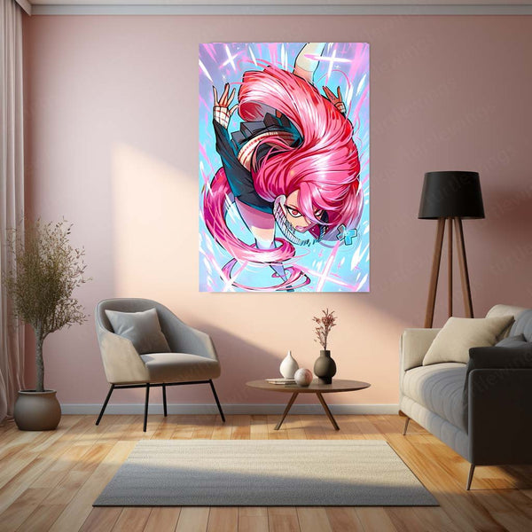 Anime Metal Poster | DanDaDan – Momo Ayase & Okarun Metal Poster | Supernatural Anime Wall Frame 06