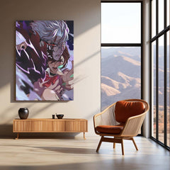 Anime Metal Poster | DanDaDan – Momo Ayase & Okarun Metal Poster | Supernatural Anime Wall Frame 08