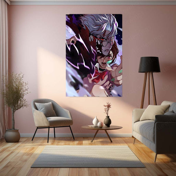 Anime Metal Poster | DanDaDan – Momo Ayase & Okarun Metal Poster | Supernatural Anime Wall Frame 08