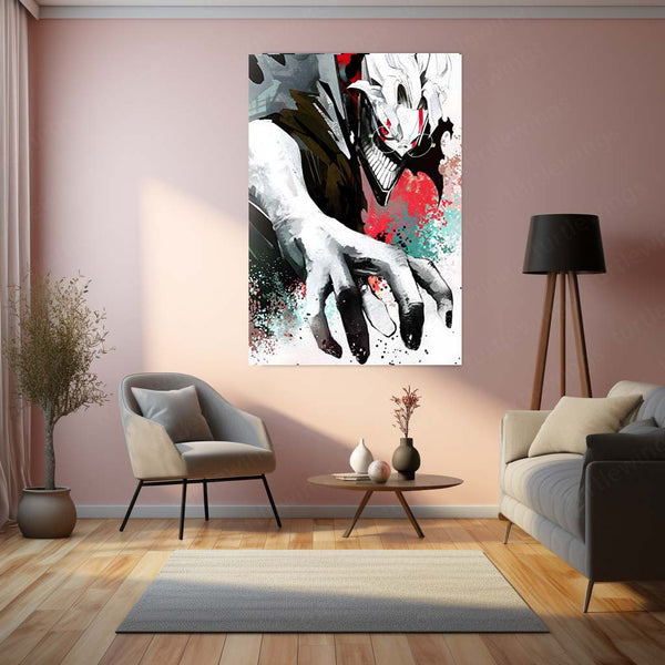 Anime Metal Poster | DanDaDan – Momo Ayase & Okarun Metal Poster | Supernatural Anime Wall Frame 010