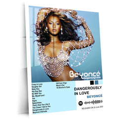 Beyoncé – Complete Album Collection | Set of 11 | Set of 8 | Set of 4 | Premium Metal Poster Set