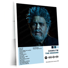 The Weeknd – Complete Album Collection | Set of 10 | Set of 8 | Set of 4 | Premium Metal Poster Set