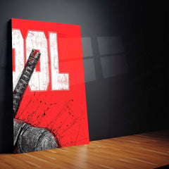 Superhero Metal Poster Set of 3 | Deadpool | Red Comic Style Triptych Wall Art – product image 5
