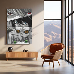 Anime Metal Poster | Death Note – Ryuk the Shinigami Metal Poster | Dark Anime Wall Frame