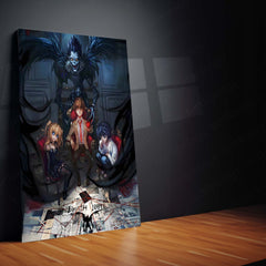 Anime Metal Poster | Death Note – Ryuk the Shinigami Metal Poster | Dark Anime Wall Frame 01