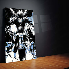 Anime Metal Poster | Death Note – Ryuk the Shinigami Metal Poster | Dark Anime Wall Frame 02