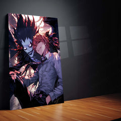 Anime Metal Poster | Death Note – Ryuk the Shinigami Metal Poster | Dark Anime Wall Frame 04