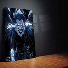 Anime Metal Poster | Death Note – Ryuk the Shinigami Metal Poster | Dark Anime Wall Frame 06