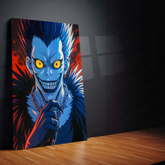 Anime Metal Poster | Death Note – Ryuk the Shinigami Metal Poster | Dark Anime Wall Frame 07