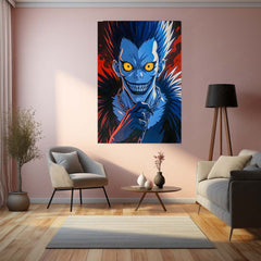 Anime Metal Poster | Death Note – Ryuk the Shinigami Metal Poster | Dark Anime Wall Frame 07