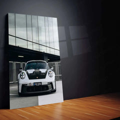 Porsche 911 GT3 RS Metal Poster | Supercar Wall Art | High-Performance Sports Car Decor - TURTLEWINGS 