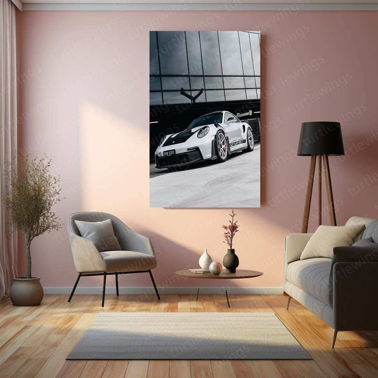 Porsche 911 GT3 RS Metal Poster | Supercar Wall Art | High-Performance Sports Car Decor (Copy) - TURTLEWINGS 