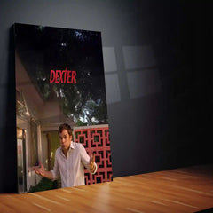 Movies & Series Metal Poster | Dexter Morgan Metal Poster | Dexter TV Series Wall Art | Dark Crime Thriller Frame | Minimal Cinematic Poster Decor - TURTLEWINGS 