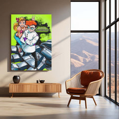 Dexter’s Laboratory – Retro Genius Vibes | Classic Cartoon Metal Frame Poster