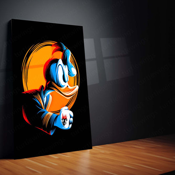 🦆 Donald Duck Metal Frame Poster | Classic Disney Wall Art for Kids & Cartoon Lovers - TURTLEWINGS 