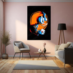 🦆 Donald Duck Metal Frame Poster | Classic Disney Wall Art for Kids & Cartoon Lovers - TURTLEWINGS 