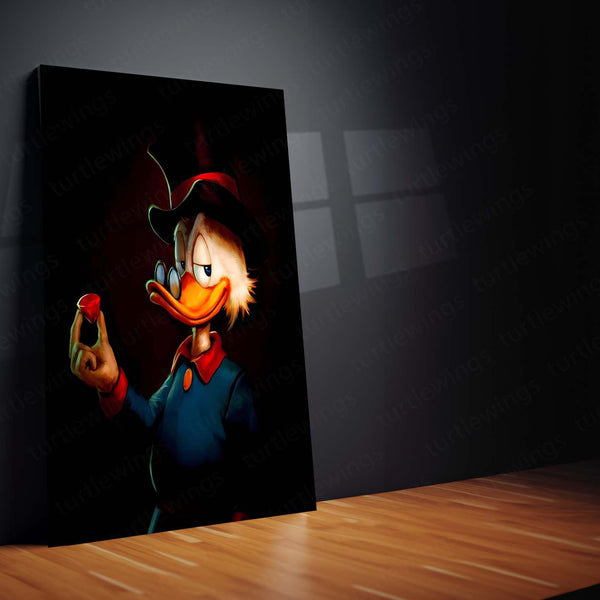 🦆 Donald Duck Metal Frame Poster | Classic Disney Wall Art for Kids & Cartoon Lovers 02 - TURTLEWINGS 