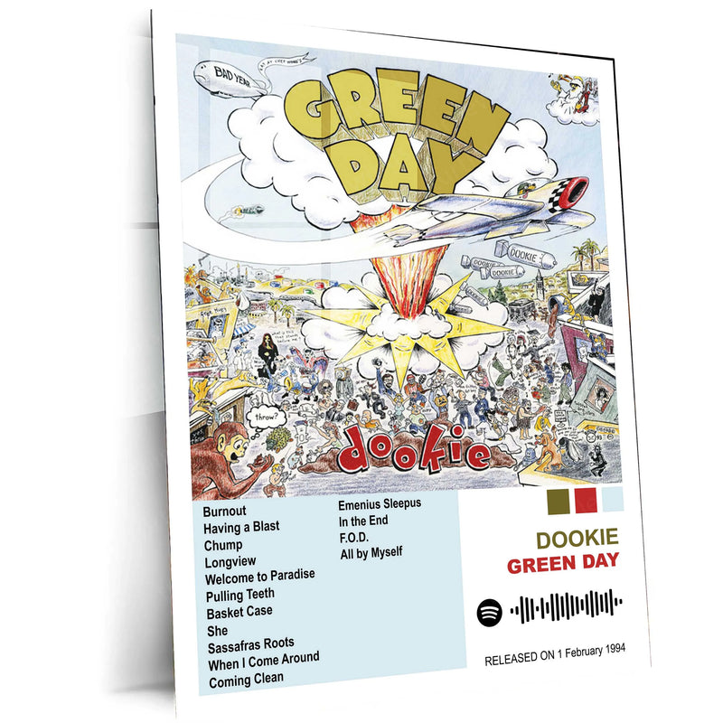 Green Day – Complete Album Collection | Set of 11 | Set of 8 | Set of 4 | Premium Metal Poster - TURTLEWINGS 