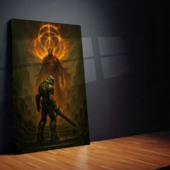 🔥 Doom Slayer Game Metal Frame Poster | Epic Gaming Wall Art for Hardcore Fans - TURTLEWINGS 