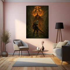 🔥 Doom Slayer Game Metal Frame Poster | Epic Gaming Wall Art for Hardcore Fans - TURTLEWINGS 