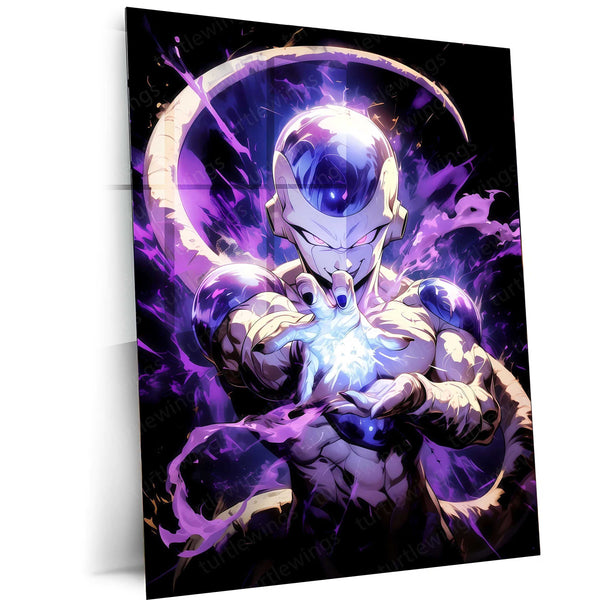 Dragon Ball Z – Super Saiyan Power Metal Poster | Anime Wall Frame Featuring Goku & More
