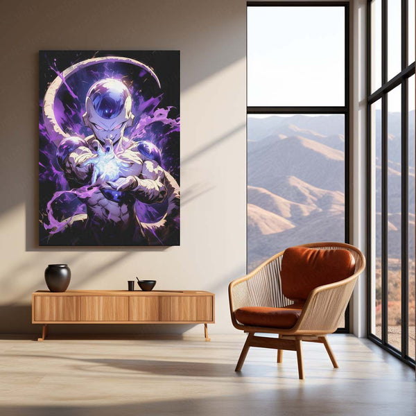 Dragon Ball Z – Super Saiyan Power Metal Poster | Anime Wall Frame Featuring Goku & More