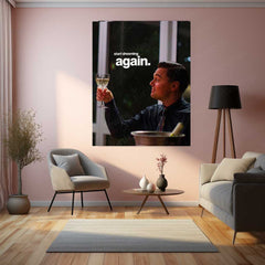 Dream Reboot – Leonardo DiCaprio Hustle Metal Poster | Ambition x Aesthetic Motivational Wall Art