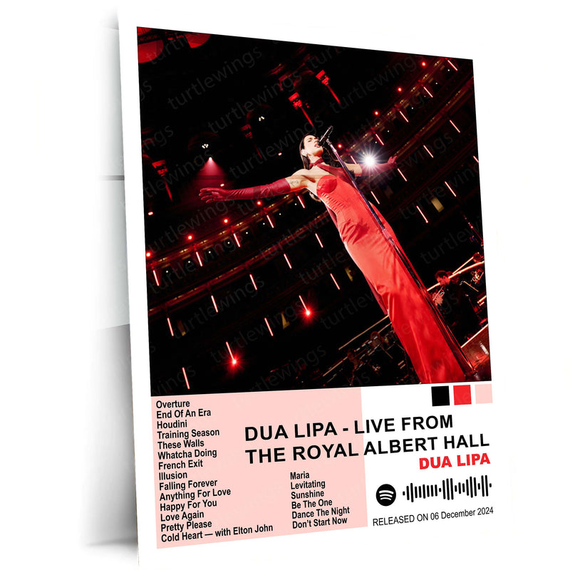 Dua Lipa – Complete Album Collection | Set of 7 | Set of 4 | Premium Metal Poster Set