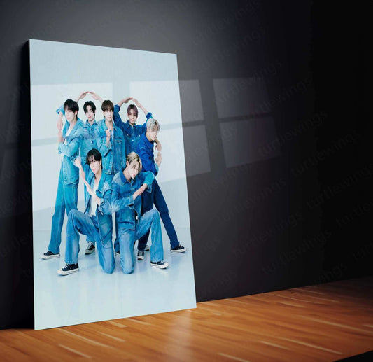 ENHYPEN Metal Poster – K-Pop Rising Stars Wall Art for ENGENEs - TURTLEWINGS 