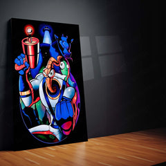 Game Metal Poster | Earthworm Jim – Galactic Hero of Chaos | Retro Gaming Metal Frame Poster