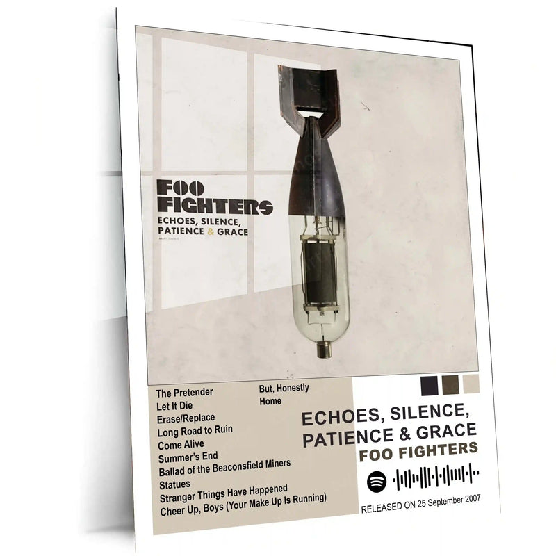 Foo Fighters – Complete Album Collection | Set of 11 | Set of 8 | Set of 4 | Premium Metal Poster - TURTLEWINGS 