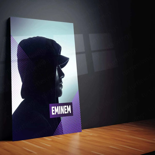 Eminem Metal Poster – Rap Legend Wall Art - TURTLEWINGS 
