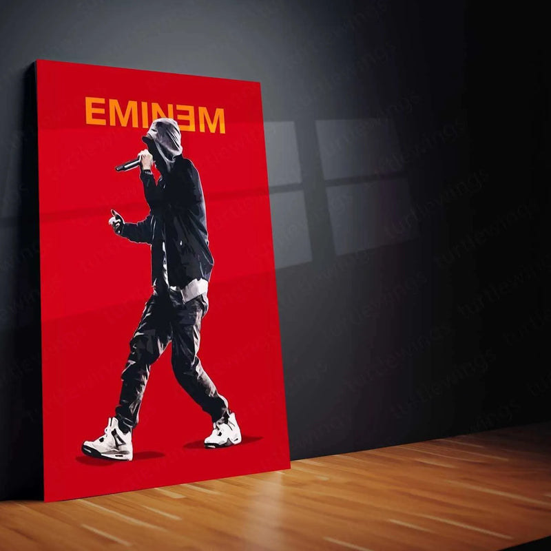 Eminem Metal Poster – Rap Legend Wall Art 3 - TURTLEWINGS 