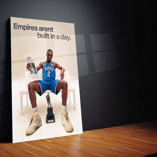 Empires Aren’t Built in a Day – SGA MVP Trophy & Press Feature Metal Frame - TURTLEWINGS 