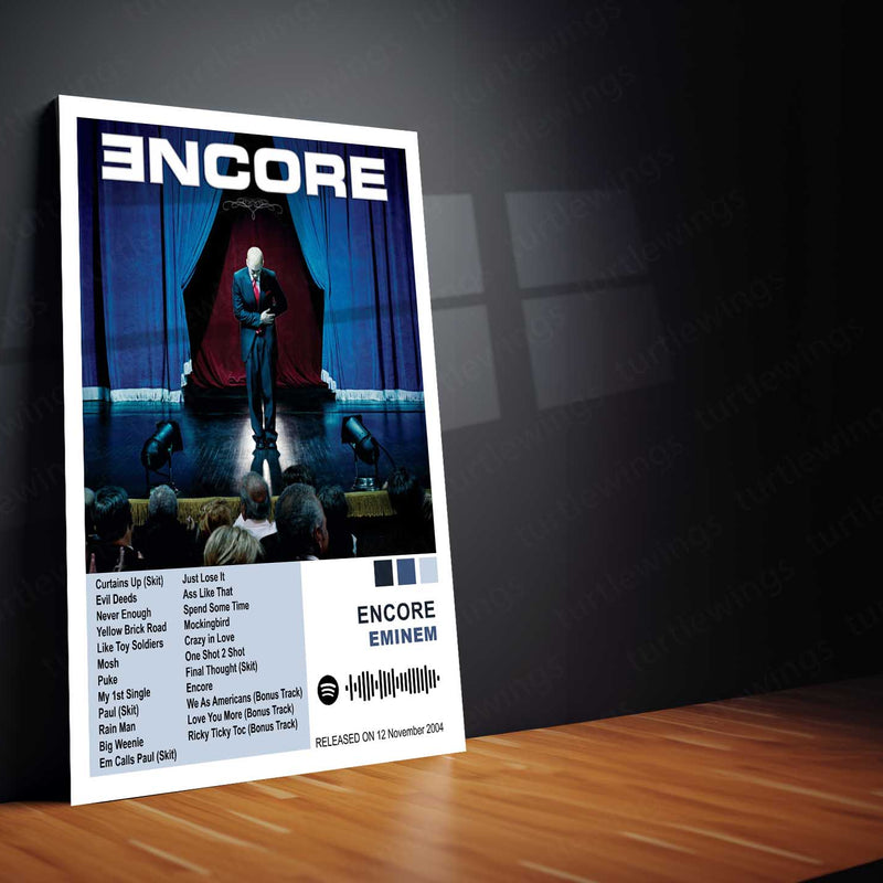 Eminem – Complete Album Collection | Set of 11 | Set of 8 | Set of 4 | Premium Metal Poster