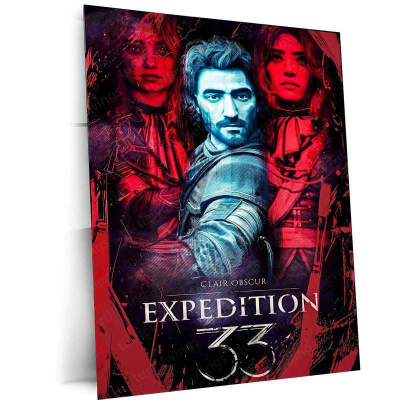 Movies & Series Metal Poster | Expedition 33 – Clair Obscur | The Last Pilgrimage Metal Frame Poster - TURTLEWINGS 
