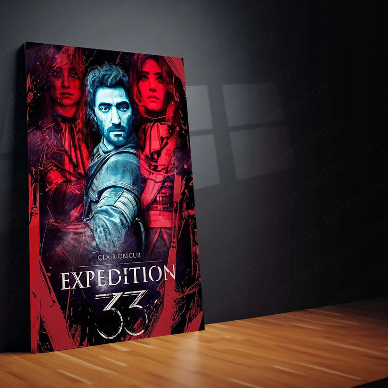 Movies & Series Metal Poster | Expedition 33 – Clair Obscur | The Last Pilgrimage Metal Frame Poster - TURTLEWINGS 