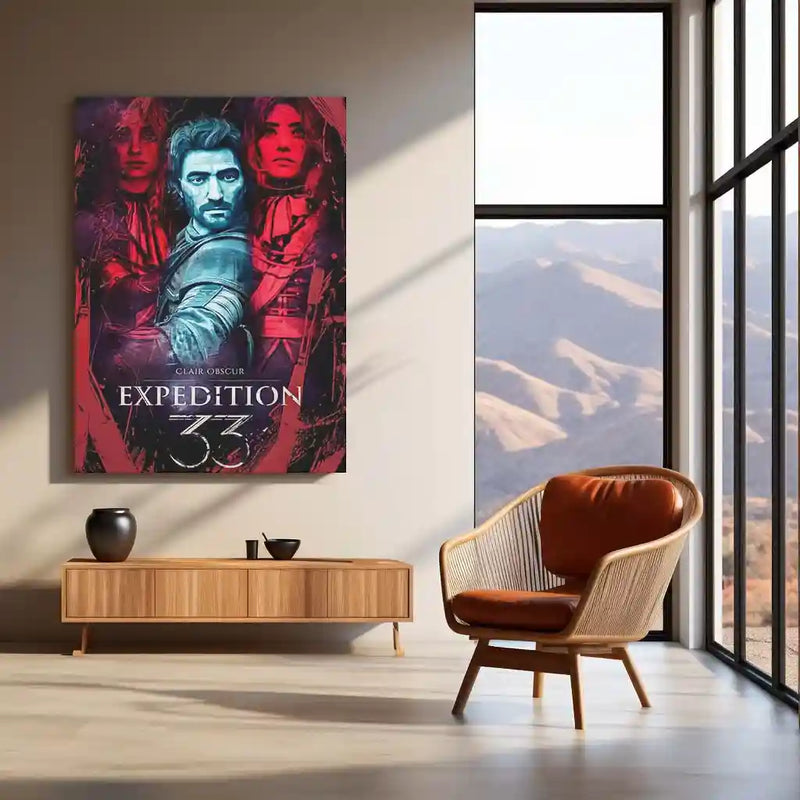 Movies & Series Metal Poster | Expedition 33 – Clair Obscur | The Last Pilgrimage Metal Frame Poster - TURTLEWINGS 