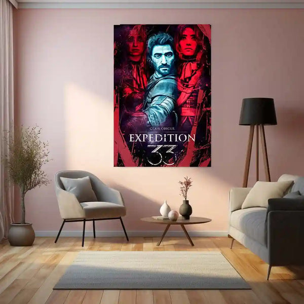 Movies & Series Metal Poster | Expedition 33 – Clair Obscur | The Last Pilgrimage Metal Frame Poster