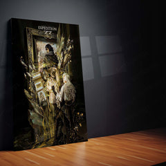 Game Metal Poster | Expedition 33 – Dark Fantasy Game Art Cover Metal Poster | Gothic Warrior Wall Frame