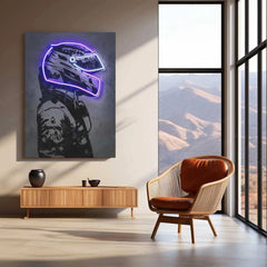 F1 Racing Cars Driver Neon LED Metal Frame â High-Speed Motorsport Art 3 - TURTLEWINGS 