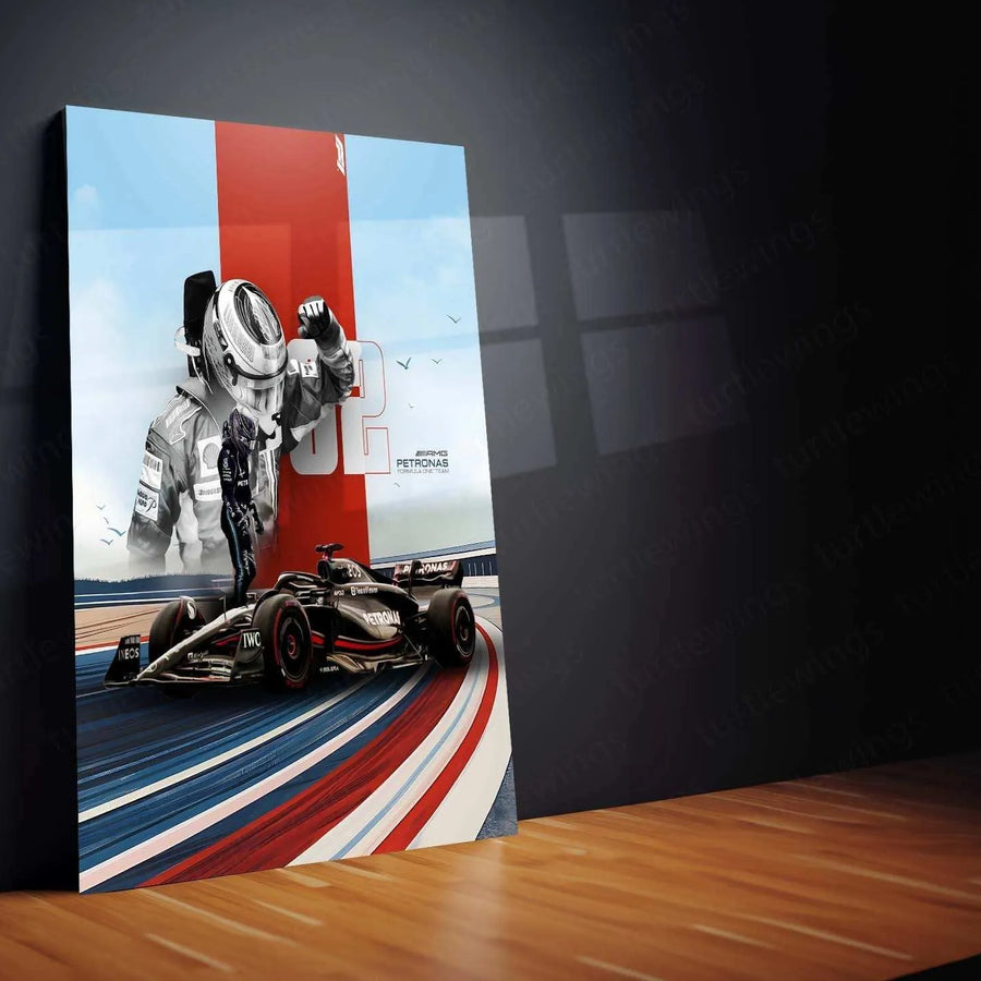 F1 Petronas Metal Poster - TURTLEWINGS 