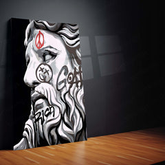 Rebel Renaissance – Luxury Street Art Metal Poster Set of 3 | Modern Luxury Wall Frames | Bold Urban Aesthetic
