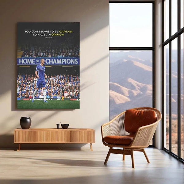 John Terry Metal Poster – Iconic Football Wall Art for Fans - TURTLEWINGS 