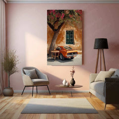Ford Mustang Metal Poster – Iconic Muscle Car Wall Art | Classic American Automotive Decor - TURTLEWINGS 